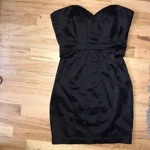 BEBE Tight  Mini Black Dress